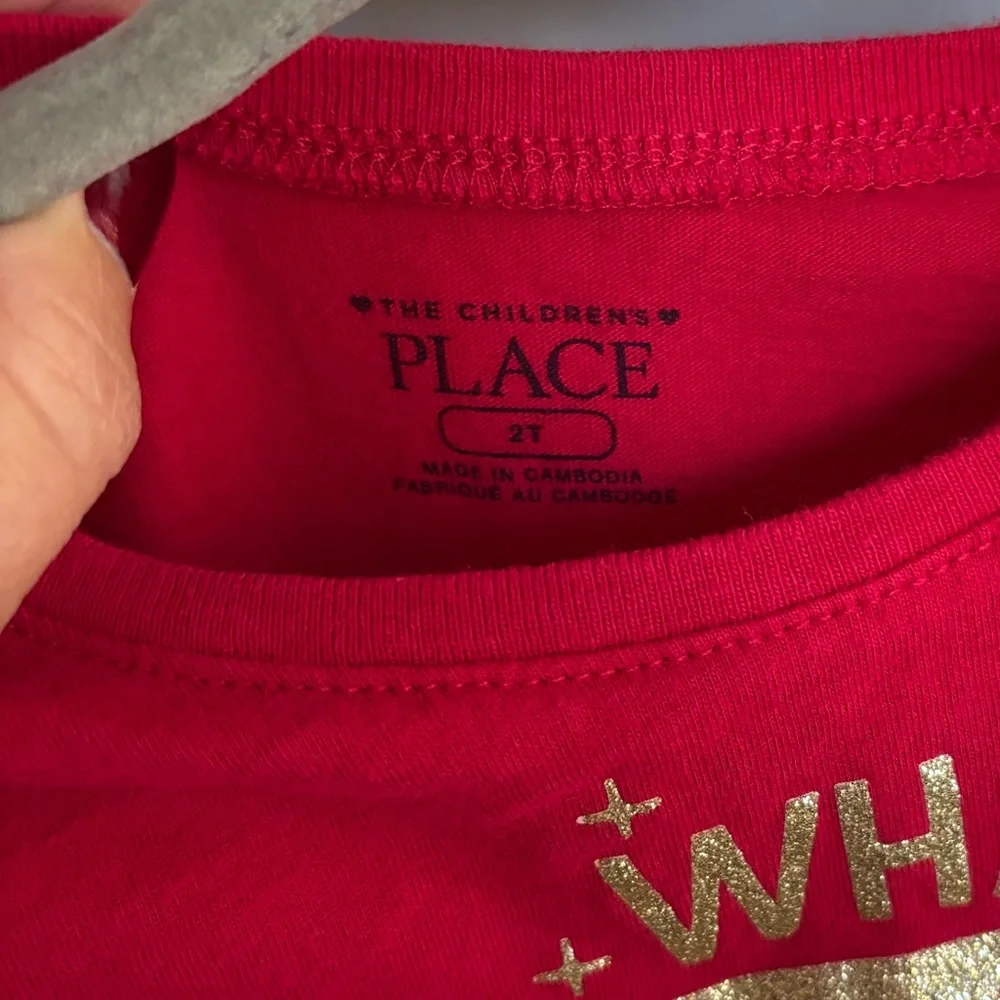The Children's Place Red Long Sleeve Tee